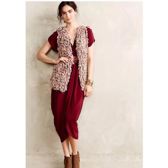 2x 👯♀️Host Pick⚡️Anthropologie Sherbet Loop Knit Vest - Picture 3 of 9